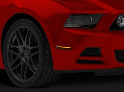 Raxiom Axial Series LED Side Marker Lights; Smoked (10-14 Mustang)