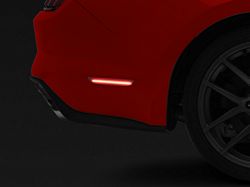 Raxiom Axial Series LED Side Marker Lights; Rear; Smoked (15-23 Mustang)