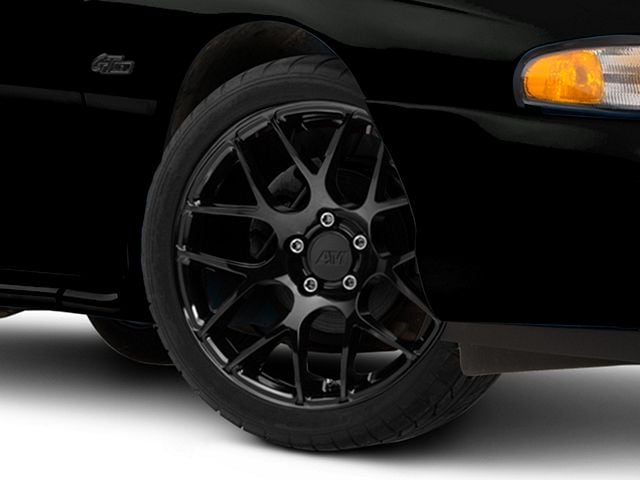 AMR Gloss Black Wheel; 18x8 (94-98 Mustang)