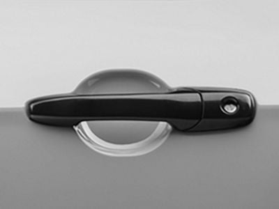 OPR Exterior Door Handle; Driver Side; Unpainted (05-14 Mustang)