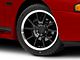 FR500 Style Gloss Black with Polished Lip Wheel; 17x9 (94-98 Mustang)