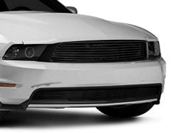 SpeedForm Modern Billet Retro Upper Grille; Black (10-12 Mustang GT)