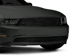 SpeedForm Modern Billet Retro Upper Grille; Black (10-12 Mustang GT)