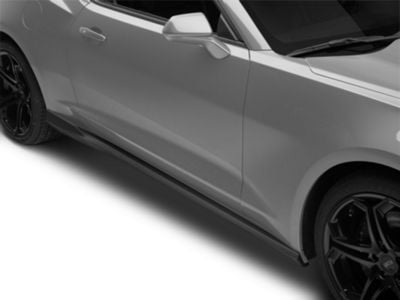 1LE Style Side Skirts; Matte Black (16-24 Camaro)
