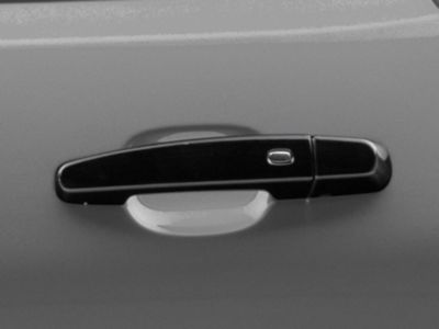 Camaro Chrome Delete Door Handle Covers; Gloss Black (16-24 Camaro
