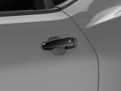 Camaro Chrome Delete Door Handle Covers; Gloss Black (16-24 Camaro