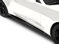 ZL1 Style Side Skirts; Gloss Black (19-24 Camaro LT w/ RS Package, SS)