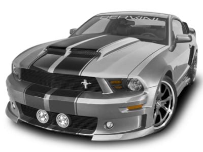 Cervini's C-Series Front Bumper with Black Grille (10-12 Mustang GT, V6)