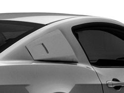 Cervini's Eleanor Style Quarter Window Louvers; Unpainted (05-14 Mustang Coupe)