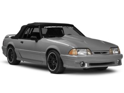 Cervini's Mustang Twin Turbo Hood; Unpainted 107 (87-93