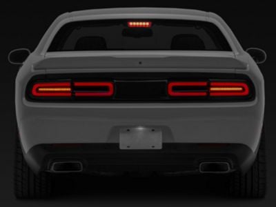 Rear Black Out Panel; Smoked (15-23 Challenger)