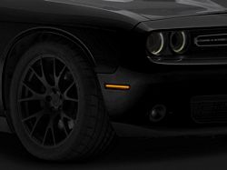 LED Side Marker Lights; Front and Rear; Smoked (15-23 Challenger, Excluding Widebody)