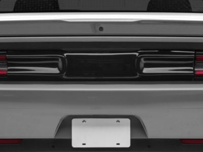 Rear Center Section Tail Light Cover; Smoked (15-23 Challenger)