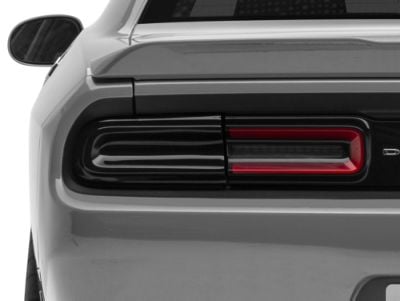 Tail Light Covers; Smoked (15-23 Challenger)