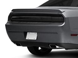 Tail Light Covers with Rear Center Section; Smoked (08-14 Challenger)