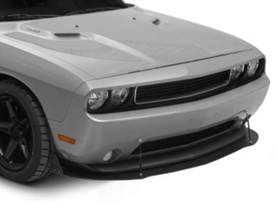Challenger VZ Style Front Bumper Splitter; Textured Black (08-23
