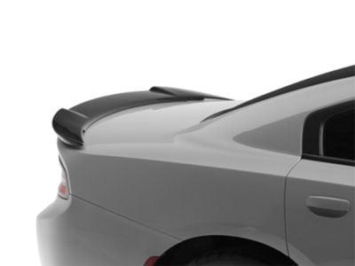 Hellcat Style Rear Spoiler; Gloss Black (15-23 Charger)