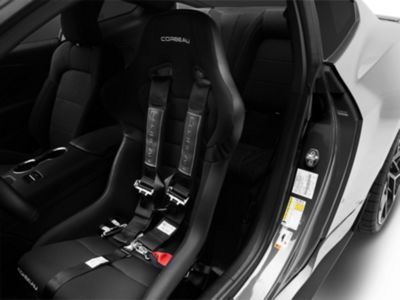 Corbeau 3-Inch 5-Point Latch and Link Harness Belt; Black (Universal; Some Adaptation May Be Required)