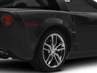 ZR1 Widebody Conversion Rear Side Fenders; Carbon Fiber (05-13 Corvette C6 Base)