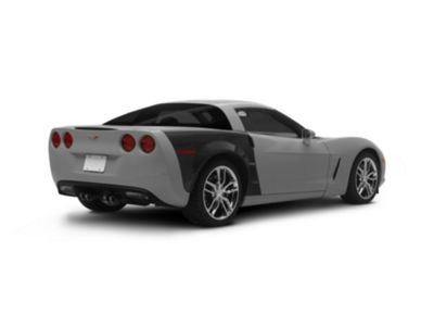 ZR1 Widebody Conversion Rear Side Fenders; Carbon Fiber (05-13 Corvette C6 Base)