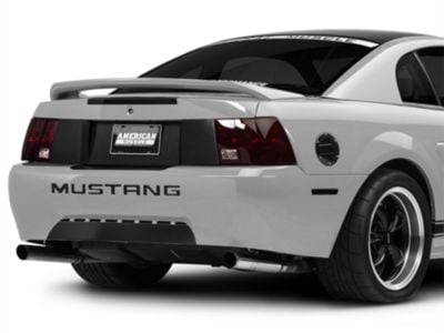 SEC10 Brushed Black Rear Decklid Blackout Decal (99-04 Mustang)