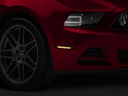 Diode Dynamics LED Front and Rear Side Marker Lights; Smoked (10-14 Mustang)