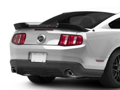 Drake Muscle Cars Mustang Wicker Bill Style Rear Spoiler; Satin Black ...