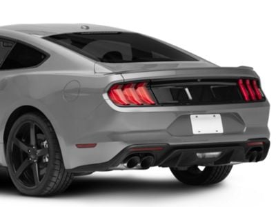 Drake Muscle Cars Decklid Panel; Gloss Black (15-23 Mustang)