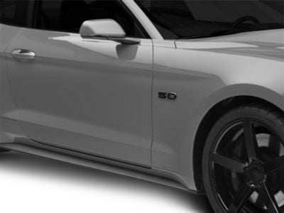 Ford Performance Coyote Style 5.0 Fender Emblems; Black (Universal; Some Adaptation May Be Required)