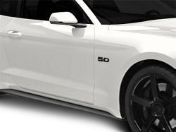 Ford Performance Coyote Style 5.0 Fender Emblems; Black (Universal; Some Adaptation May Be Required)