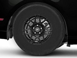 Forgestar F14 Drag Matte Black Wheel; Rear Only; 15x10 (10-14 Mustang GT, V6)