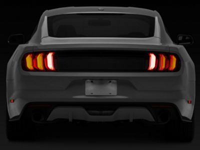 Form Lighting Mustang LED Tail Lights; Black Housing; Clear