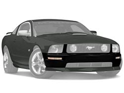 OPR Front Bumper Cover; Unpainted (05-09 Mustang GT)