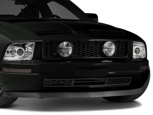 SpeedForm GT Style Pony Delete Grille with Fog Lights (05-09 Mustang V6)