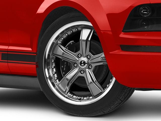 Shelby Razor Gunmetal Wheel; 20x9 (05-09 Mustang)