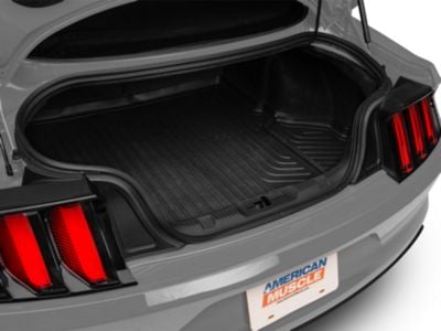 Husky Liners WeatherBeater Trunk Liner; Black (15-23 Mustang Fastback)