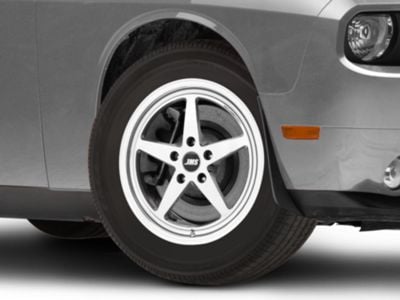 JMS Challenger Avenger Series White Chrome Wheel; Front Only; 17x4