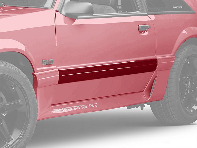 OPR Door Molding; Driver Side (87-93 Mustang GT)