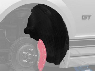 OPR Inner Fender Liner; Rear Section; Driver Side (05-09 Mustang)