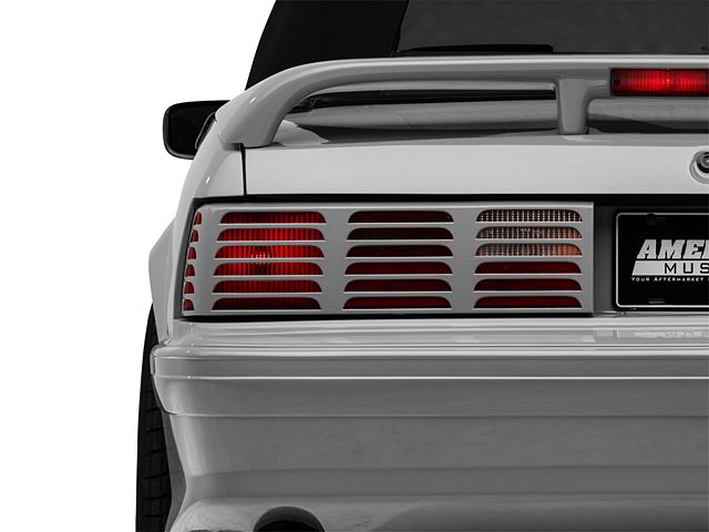 Replacement GT Style Tail Light Lens; Driver Side (87-93 Mustang)