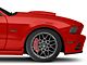 MGP Brake Caliper Covers with GT Logo; Red; Front and Rear (10-14 Mustang GT w/o Performance Pack)