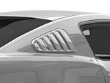 SpeedForm Classic Quarter Window Louvers; Pre-Painted (10-14 Mustang Coupe)
