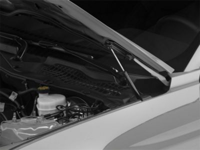 MMD Mustang Bolt On Hood Strut Kit; Black 407243 (15-23 Mustang GT