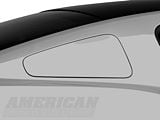 MMD GT350 Style Window Covers; Pre-Painted (10-14 Mustang Coupe)