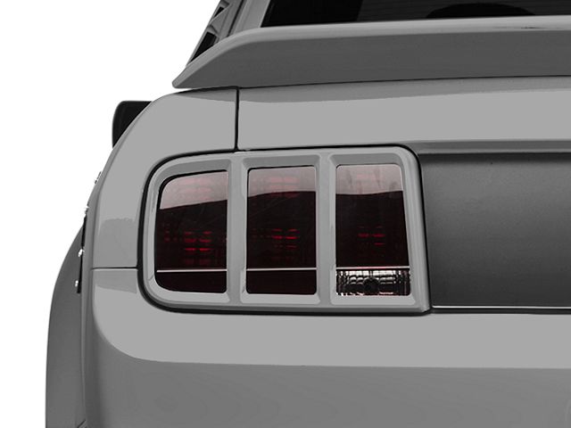 MMD Tail Light Trim; Pre-Painted (05-09 Mustang)