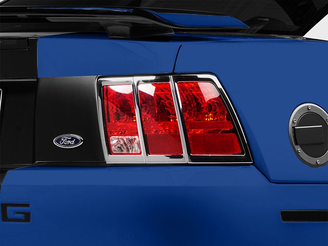 MMD Tail Light Trim; Chrome (99-04 Mustang)