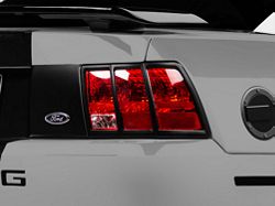 MMD Tail Light Trim; Matte Black (99-04 Mustang)