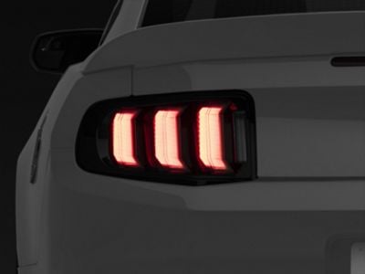 Morimoto XB LED Facelift Tail Lights; Black Housing; Smoked Lens (10-12 Mustang)