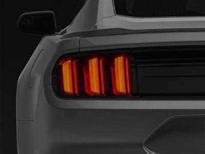 Morimoto XB LED Tail Lights; Black Housing; Clear Lens (15-23 Mustang)