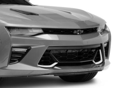 MP Concepts SS 50 Years Style Grille with LED Lighting; Silver (16-18 Camaro SS)